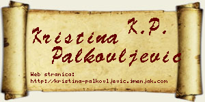 Kristina Palkovljević vizit kartica